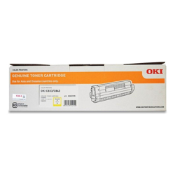 Oki 46443105 Yellow Toner for C833N 10K