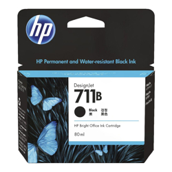 HP 711B 80ml Black Ink Cartridge