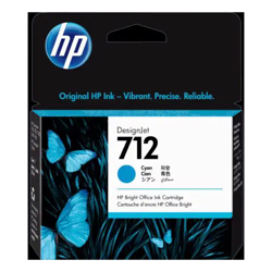 HP 712 29-ml Cyan DesignJet Ink Cartridge