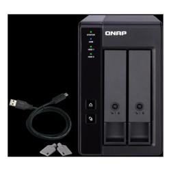 Qnap TR-002, Bay DAS (No Disk) Hardware RAID Expansion for Qnap NAS, Win, Mac, Linux Device