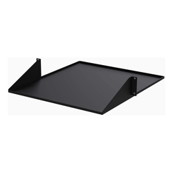 2-Post Server Rack Shelf - Center Mount - 19 Inch -2U - Black - Supports up to 75 lb. (34 kg) - Solid (CABSHF2POST2)