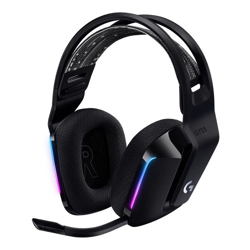 LOGITECH G733 LIGHTSPEED WIRELESS RGB GAMING HEADSET, PRO G 40MM Audio DRIVER, BLK,2YR WTY