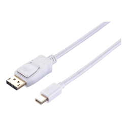 BluPeak 2M Mini DisplayPort Male to DisplayPort Male Cable (Lifetime Wty)