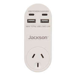 Jackson Industries Jackson 1 Way 4 USB Charger