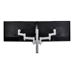 400MM Post with 2 460MM Monitor ARMS BLK