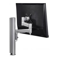 Atdec AWM Single Monitor arm solution - 460mm articulating arm - 400mm Post - bolt - Black