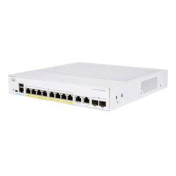 Cisco (CBS250-8P-E-2G-AU) CBS250 SMART 8-Port GE POE EXT PS 2X1G COMBO