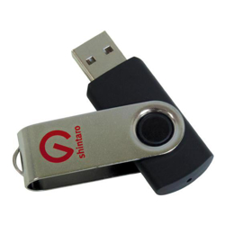 Shintaro 32GB Rotating Pocket Disk USB3.2 (Gen 1) Backwards compatible  with USB 2.0 & USB 3.0/3.2