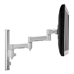 Atdec AWMS-46W35 Single 18.1" Monitor Arm on 13.7" Wall Channel Black