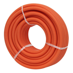 4Cabling 4C | 40mm Corrugated Conduit Heavy Duty Orange 10 meter/roll