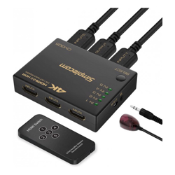 Simplecom CM305 Ultra HD 5 Way HDMI Switch 5 IN 1 OUT Splitter 4K@60Hz 