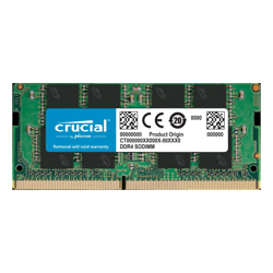 Crucial 8GB (1x8GB) DDR4 SODIMM 3200MHz CL22 1.2V Notebook Laptop Memory RAM