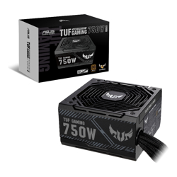 Asus TUF-GAMING-750B PSU 750W Bronze 80 Plus Bronze, Military Grade, Protective PCB Coat, Axial-Tech Fan, Sleeved Cables, 6YW
