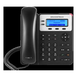 Grandstream GXP1625 2 Line IP Phone, 2 SIP Accounts, 132x48 Backlit Graphical LCD Display, HD Audio, Powerable Via PoE
