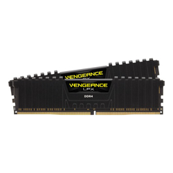 Corsair Vengeance LPX DDR4 3200MHz 32GB 2 x 288 DIMM Unbuffered 16-20-20-38 Black Heat spreader 1.35V XMP 2.0