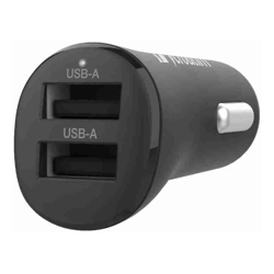 CAR CHARGER - DUAL Port 3.4A - BLACK