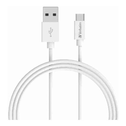 Verbatim Charge  Sync microUSB Cable 1m White