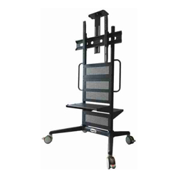 BenQ Pro AV Trolley - Fixed Height Video Conferencing, Digital Signage and IFP Trolley - Support up to 125kg - fit displays 43" - 86"
