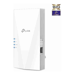 TP-Link RE500X AX1500 Wi-Fi RANGE EXTENDER Wi-Fi 6 GbE(1) 3YR