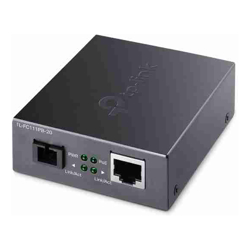 TP-Link TL-FC111PB-20 10/100Mbps WDM Media Converter with 1-Port PoE - IEEE 802.3u, 20KM, 1310 nm TX, 1550 nm RX