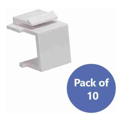 Keystone Blank Inserts-White Pack of 10