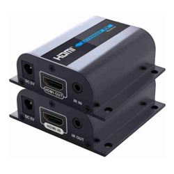 4Cabling HDMI Extender Over Cat 6/6A 50 Meters with IR passback for remote control source device