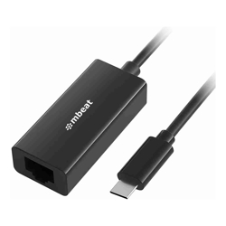 mbeat  USB-C Gigabit Ethernet Adapter Black