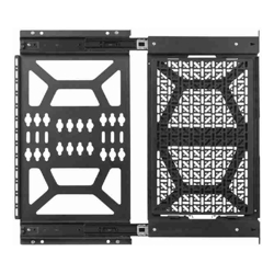 Atdec MEDIA STORAGE SLIDING PANEL IDEA FOR VIDEO CONFERENCING EQUIPMENT 273 X 420MM MOUNTING AREA Removable MOUNTING TRAY LEFT OR RIGHT SIDE INSTALLATION AND SECURITY FEATURES