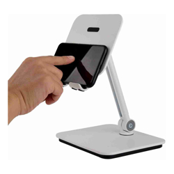 Full Motion 3 in 1 Smartphone Tablet and Notebook Holder White