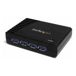 StarTech STARTECH.COM 4 Port BLACK SUPERSPEED USB 3.0 HUB 4 Port USB 3.0 HUB (Refurbsihed)