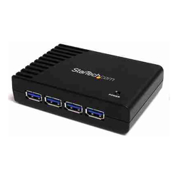 STARTECH.COM 4 Port BLACK SUPERSPEED USB 3.0 HUB - 4 Port USB 3.0 HUB (Refurbsihed)