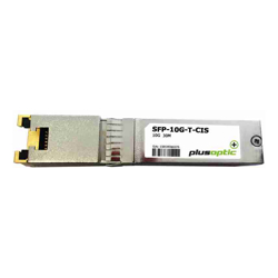 Cisco compatible (SFP-10G-T-S) 10G, Copper SFP+, 30M Transceiver, RJ-45 Connector for Copper - Cat 6 | PlusOptic SFP-10G-T-CIS