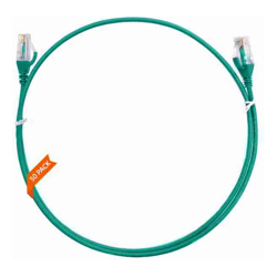 4Cabling 1m Cat 6 Ultra Thin LSZH Pack of 50 Ethernet Network Cable. Green