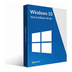 Microsoft Win10 Home 64Bit Operating System Software, OEM Single Pack DVD