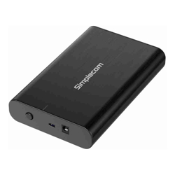 Simplecom SE331 Aluminium 3.5'' SATA to USB-C External Hard Drive Enclosure USB 3.2 Gen1 5Gbps