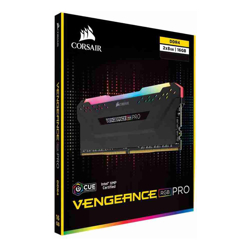 Corsair Vengeance RGB Pro DDR4, 3600MHz 16GB 2 x 288 DIMM, Unbuffered, 18-22-22-42, Heat spreader, RGB LED, 1.35V, XMP 2.0