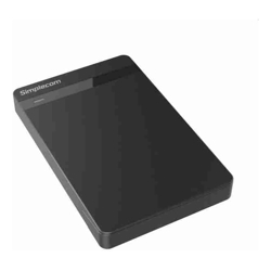 Simplecom SE203 Tool Free 2.5  SATA HDD SSD to USB 3.0 Hard Drive Enclosure - Black Enclosure