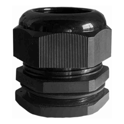 4Cabling 4C | 50mm Nylon Cable Gland Long Threaded with Washer 2 Pack