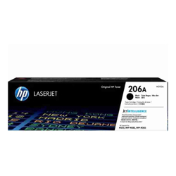 HP 206A Black Toner - APPROX 1.35K Pages - for M283, M255 Printers