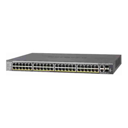 NETGEAR GS752TXP-100AJS 52 Port PoE Gigabit/10G Stackable Smart Switch 