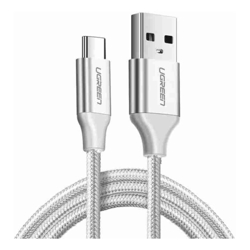 UGREEN 60121 USB 2.0 Type-A to Type-C Male Nickel Plated Cable 1M (White)