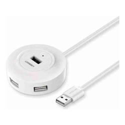 UGREEN 20270 USB 2.0 4-Port Hub White