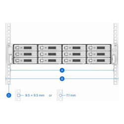 Synology Rail Kit RKS-02 (Sliding) for 1U, 2U and 3U NAS Systems ( Replaces RKS1317 )