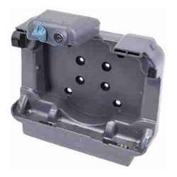 Panasonic G&J Panasonic Toughbook L1/S1 DUAL RF Vehicle Docking Station. Thin model. Room for the tablet's large battery and BCR.