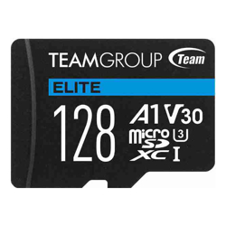 Team Elite uSDXC 128GB UHS-I U3 V30 A1 R/W up to 100/50MB/s Micro SD Card