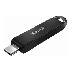 SanDisk Ultra USB Type-C Flash Drive CZ460 128GB USB Type C 3.1 Black Super-thin Retractable 5Y