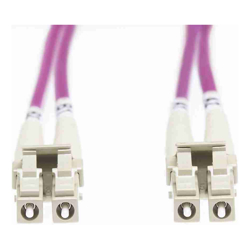 4Cabling 2m LC-LC OM4 Multimode Fibre Optic Patch Cable: Erika Violet