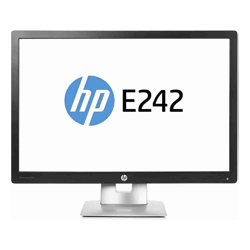 HP EliteDisplay E242 24" WUXGA IPS Monitor - 1920x1200, HDMI, DisplayPort, VGA, USB Hub, Height, Tilt, Swivel, Pivot, 12 Mth Wty (Refurbished)