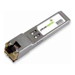 PlusOptic, 100Mbps, Copper 100Base SFP, 100M Transceiver, RJ-45 Connector for Copper, -40C-85C temp| PlusOptic SFP100-T-PLUi