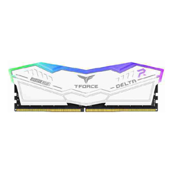 TEAM GROUP T-FORCE DELTA DDR5 DESKTOP RAM WHITE RGB UD-D5 16GBx2 6400 CL40-40-40-84 1.35V